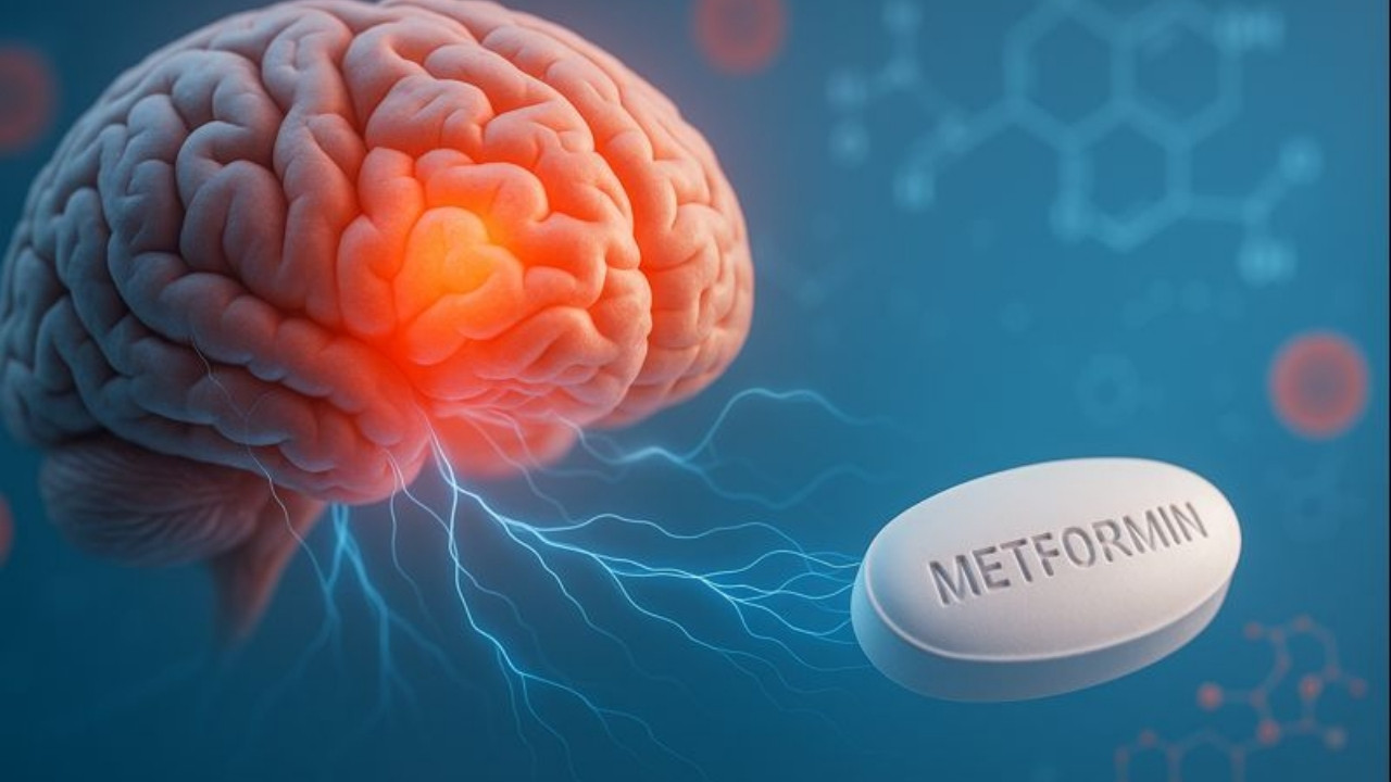 Metformin affects brain