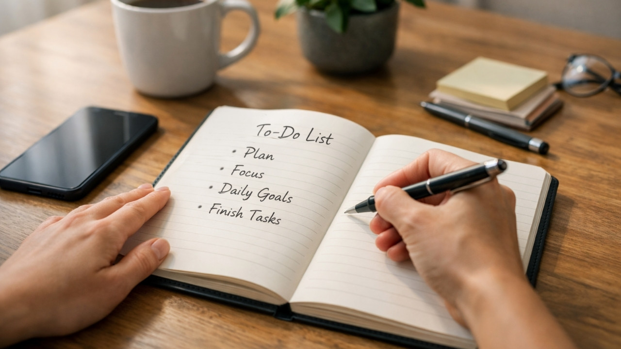 people who still write to-do lists by hand